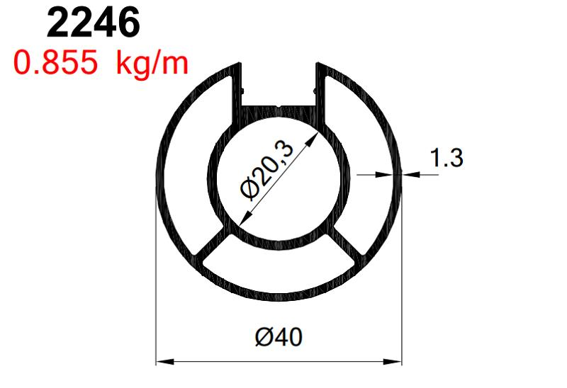 40 TEK TIRN DOLU BORU P BRONZ AKP-2246 / 6 MT