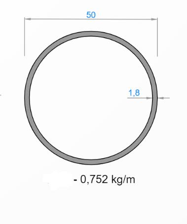 50 LİK BORU PRES 2 MM / 6 MT