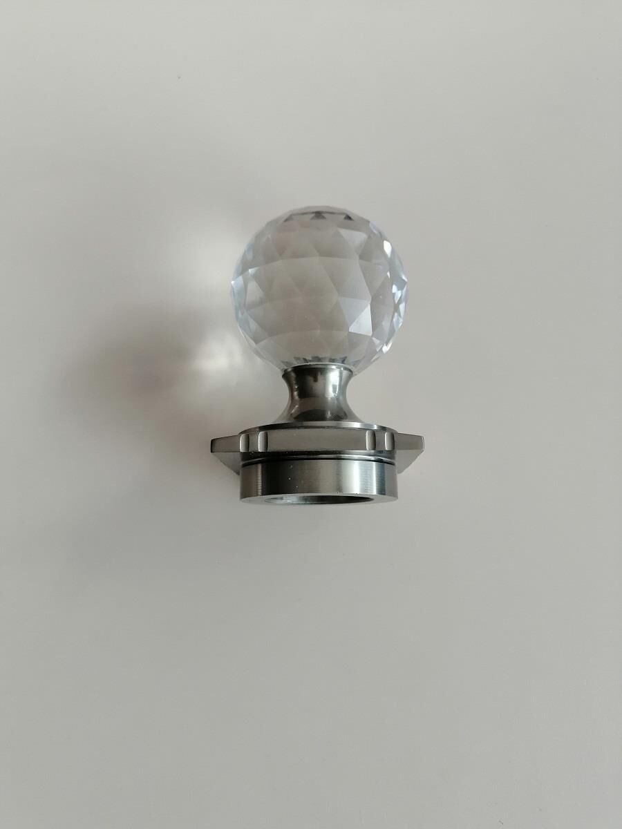 70*70  KARE KRİSTAL TOPUZ BRONZ