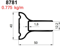 CAM KÜP KANALLI ALT BAZA PARL ELOKS AKP-8781/ 6 MT