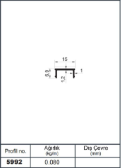 KARE KÜP KAPAMA PR  BRONZ AKP-5992 / 6 MT