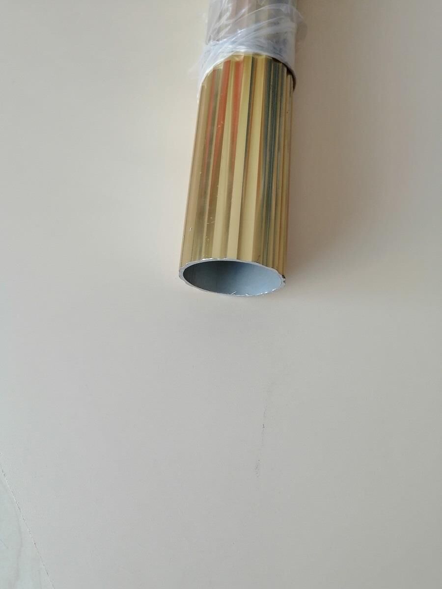 70 YUVARLAK BABA  DEKORLU BORU SARI 1 MT