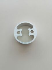 50  İÇT ÇİFT DELİKLİ DUV FLANŞI PARLAK