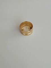 40 İÇT ÇİFT DELİKLİ DUV FLANŞI SARI