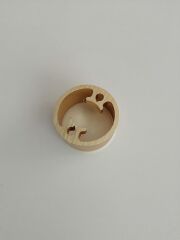 40 İÇT ÇİFT DELİKLİ DUV FLANŞI SARI