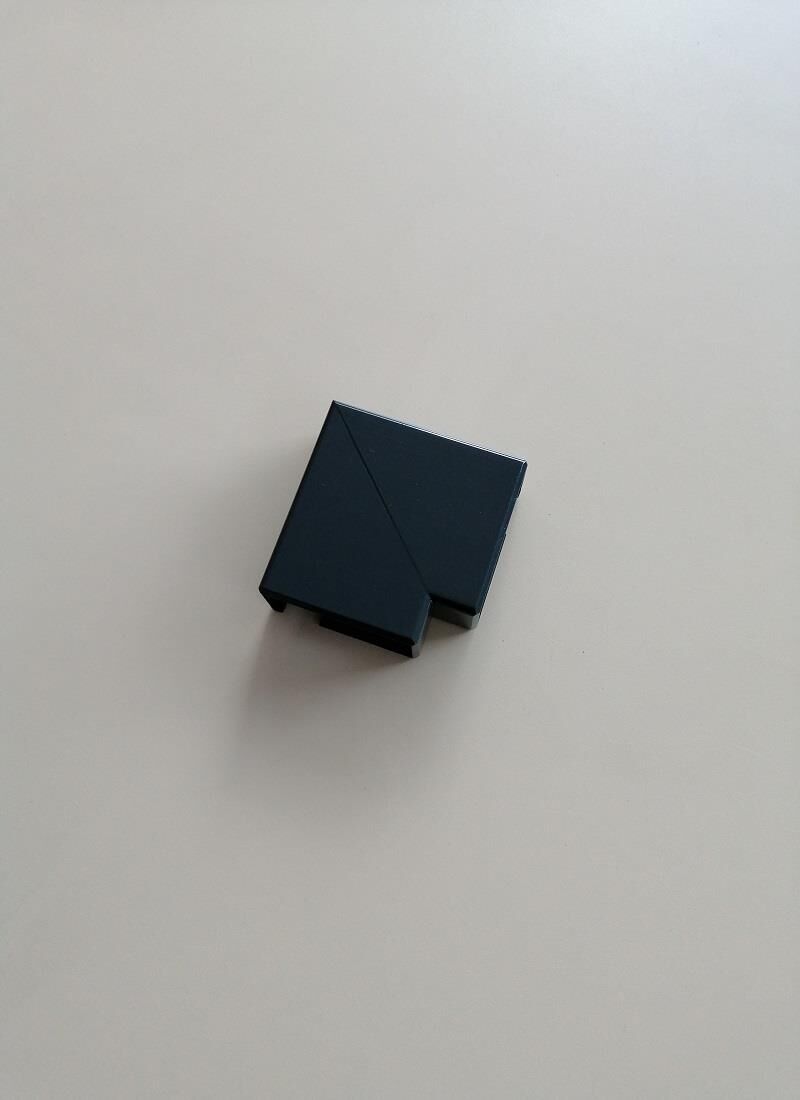 25*60 DİKEY  KAYNAKLI KÖŞE ANTRASİT GRİ