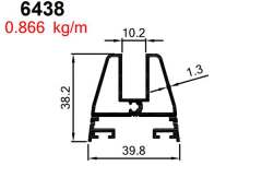 KCS 10  MM KANAT ANTRASİT GRİ  AKP-6438  / 6 MT