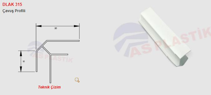 SÜPER ÇAVUŞ TAVAN LAMB İÇİN BEYAZ 4 MT