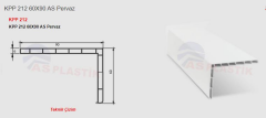 KPP212/ 60*90 PERVAZ BEYAZ 6 MT