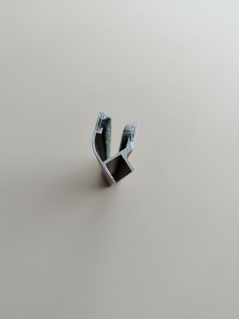 8 MM ALM CAM BALKON AÇILI KÖŞE HAŞ ANTRASİT 200 CM