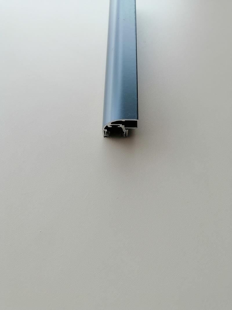 8 MM ALM CAM BALKON KÖŞE  HAŞ ANTRASİT GRİ  200 CM