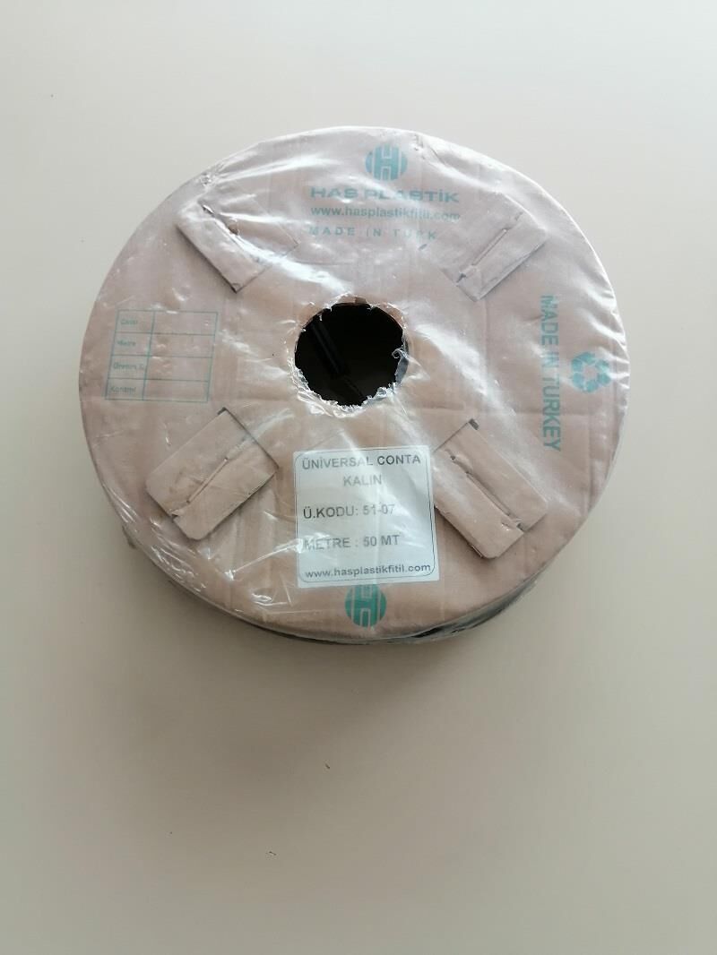 PVC DOĞRAMA KAPI KANAT TAMİR CONTASI SİYAH 50  MT