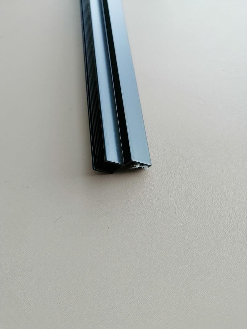 8 MM ALM CAM BALKON KANAT HAŞ  ANTRASİT GRİ 150 CM