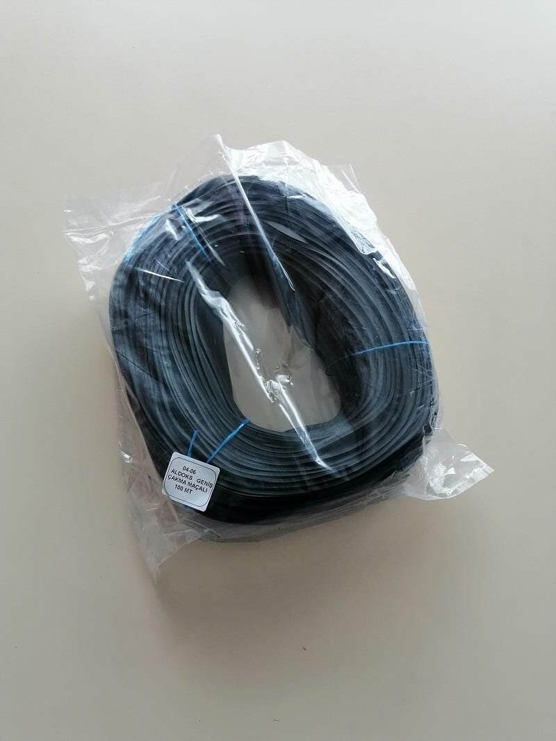 ALDOKS SERİSİ MAÇALI BASMA FİTİL100 MT SİYAH