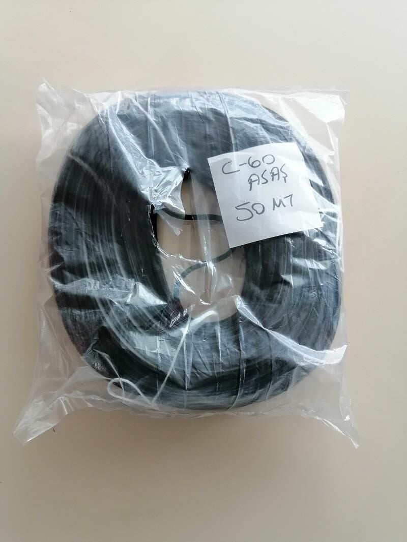ASAŞ SERİSİ  C60 BASMA FİTİL 1 TOP  100  MT SİYAH