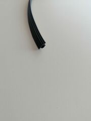 ASAŞ C60  SERİ ALM  KAPI KANAT FİTİLİ SYAH 12 MT