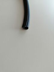 4 MM HORTUM FİTİL SİYAH 10 MT