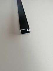 YVZ-7024 /17*25 SİNEKLİK PROFİLİ SİYAH  / 6 MT