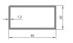 40,20 KUTU BEYAZ AKP-298  / 6 MT