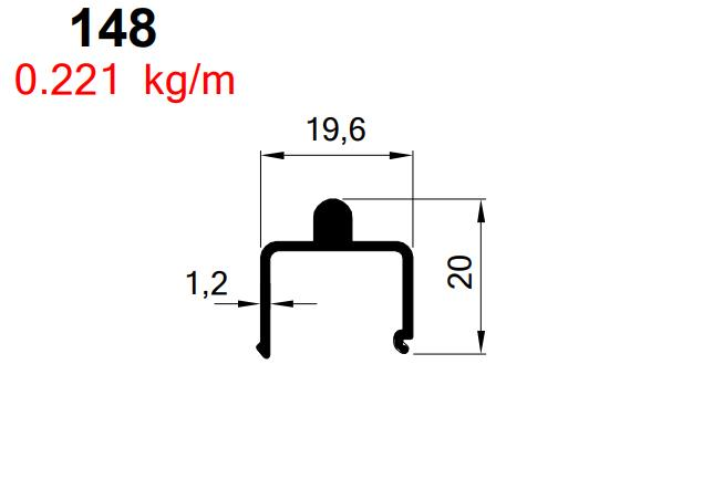 BÜYÜK TUBA  ALT RAY ELOKSAL AKP-148 / 6 MT