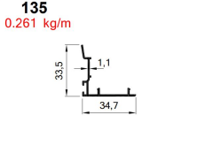 KÜÇÜK TUBA KANAT ARA ADAPT ELOKSAL AKP-135/ 6 MT