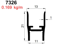 8 MM CAM BALK  BÜYÜK H HAŞ  BRONZ AKP-7326 / 6 MT