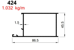 AKP-424  ALDOKS  SÜPER KASA ELOKSAL / 6 MT
