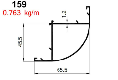 AKP-159  ALDOKS KÖŞE PR ELOKSAL / 6 MT