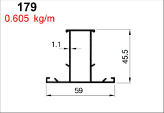 AKP-179  ALDOKS DAR ORTA  SİYAH / 6 MT