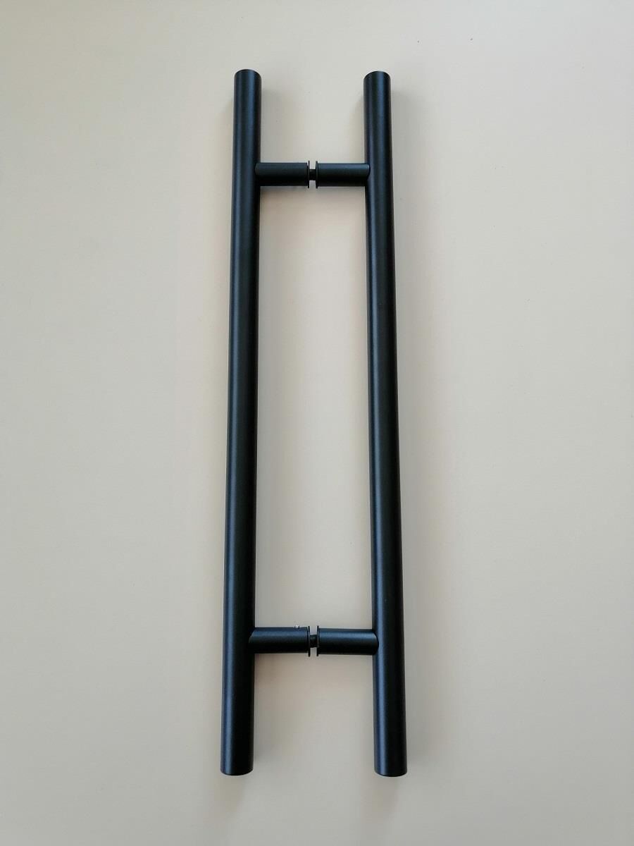 BİRSAN 40*60  CAM KAPI KOLU SİYAH