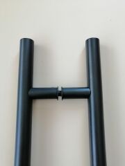 BİRSAN 40*60  CAM KAPI KOLU SİYAH