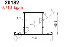 AKP-20182  ALDOKS GENİŞ ORTA ANTRASİT GRİ / 6 MT