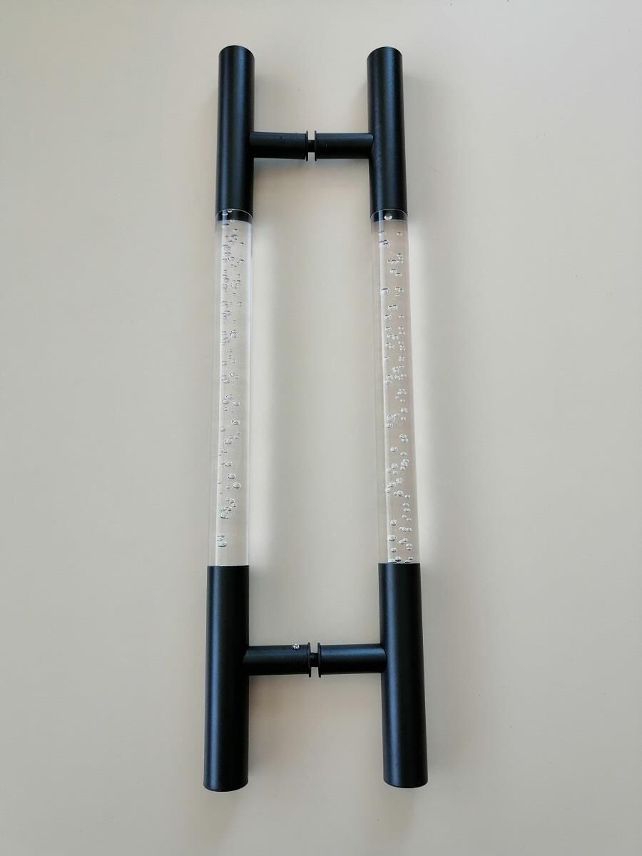 BİRSAN 40*60 PLEKSİLİ CAM KAPI KOLU  SİYAH