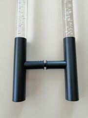 BİRSAN 40*60 PLEKSİLİ CAM KAPI KOLU  SİYAH