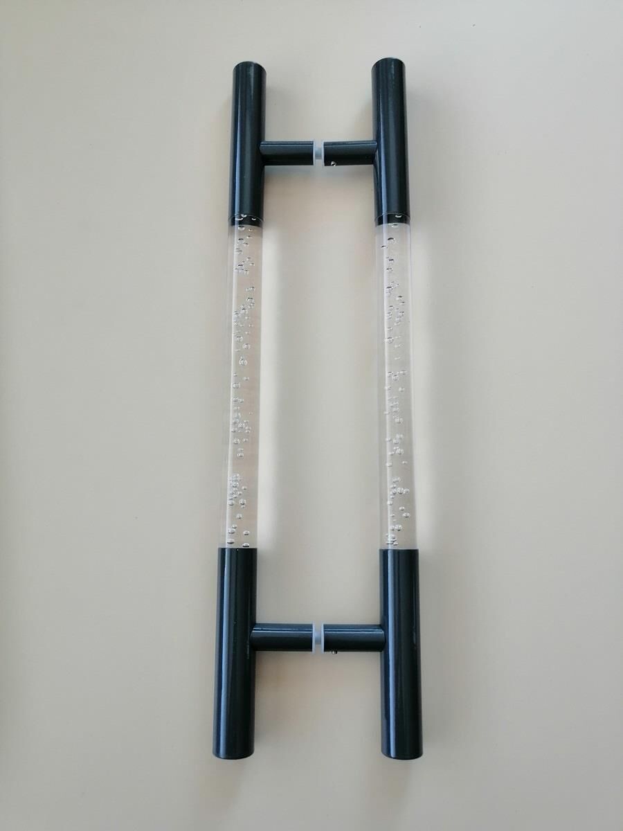 BİRSAN 40*60 PLEKSİLİ CAM KAPI KOLU  ANTRASİT GRİ