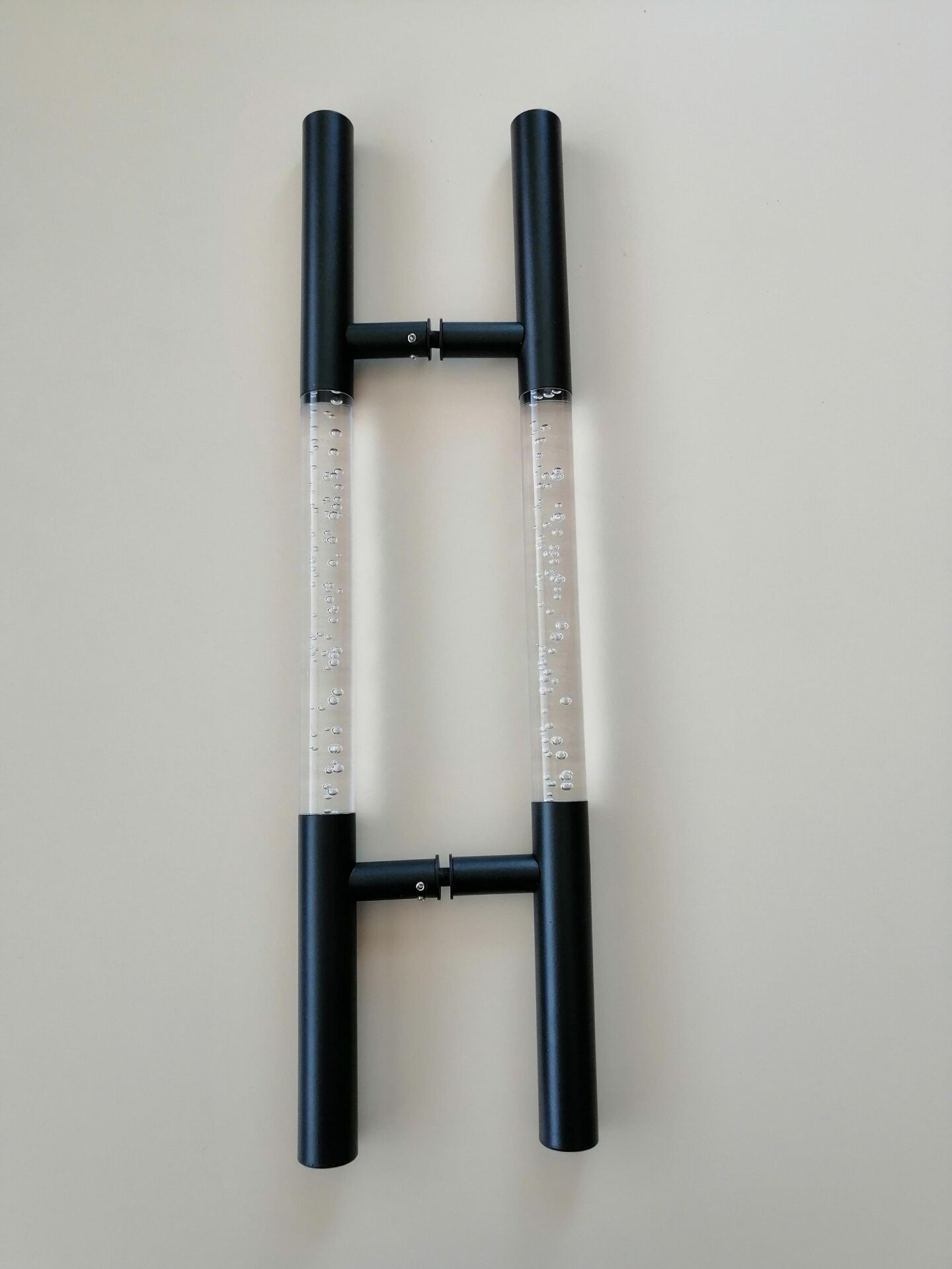 BİRSAN 30*60 PLEKSİLİ CAM KAPI KOLU  SİYAH