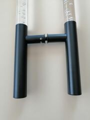 BİRSAN 30*60 PLEKSİLİ CAM KAPI KOLU  SİYAH