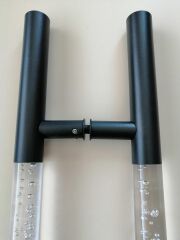 BİRSAN 30*60 PLEKSİLİ CAM KAPI KOLU  SİYAH