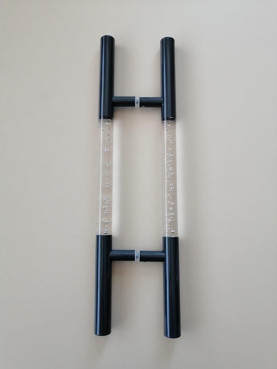 BİRSAN 30*60 PLEKSİLİ CAM KAPI KOLU  ANTRASİT GRİ