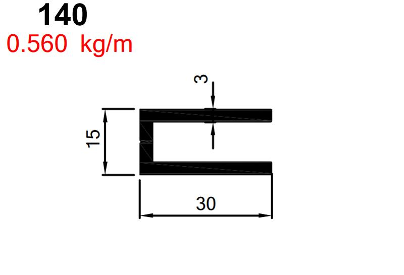 ALDOKS DAR U BAĞLANTI PRES AKP-140 / 1 MT