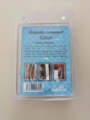 HALATLI EMNİYET KİLİDİ ANTRASİT GRİ