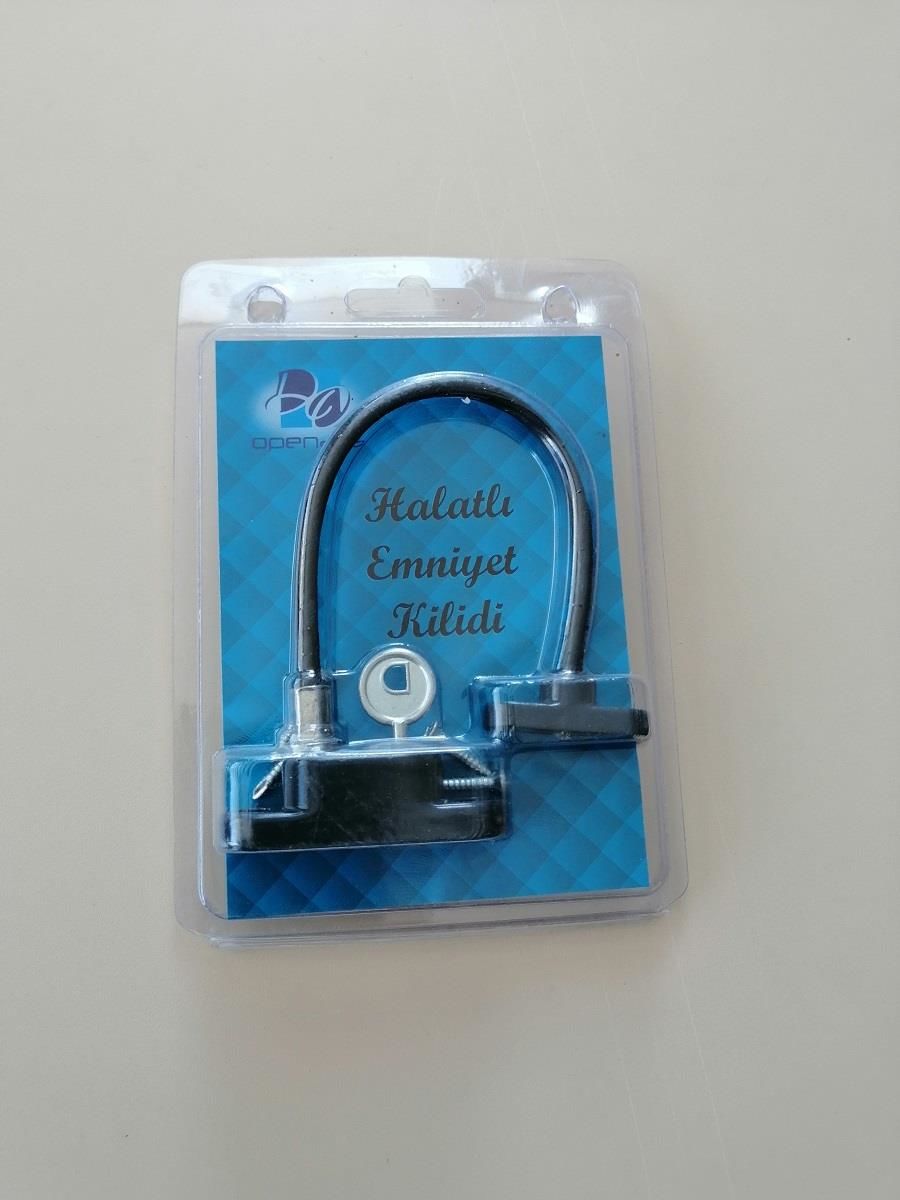 HALATLI EMNİYET KİLİDİ ANTRASİT GRİ