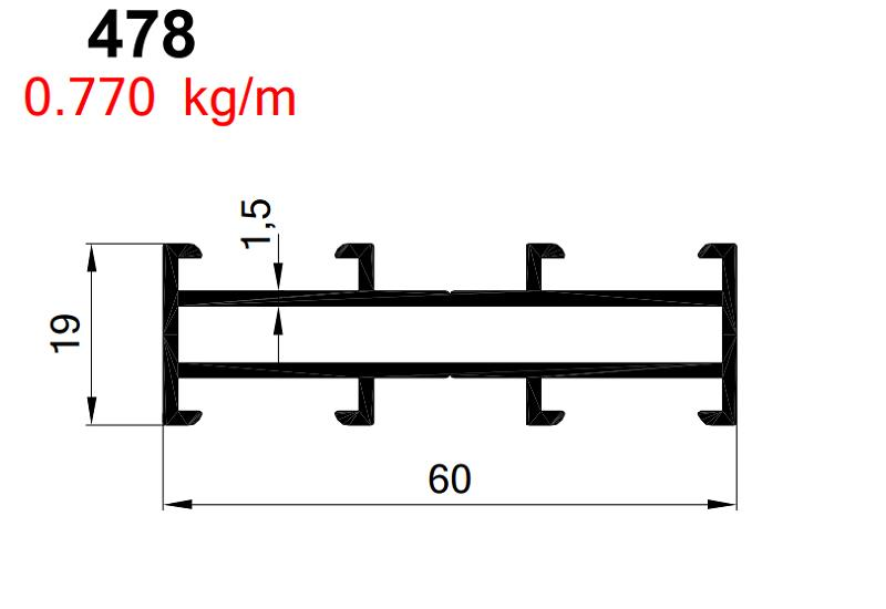 C60  İNCE KASA ELOKSAL AKP-478
