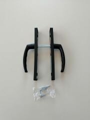 YALE PVC KAPI KOLU PLASTİK SİYAH