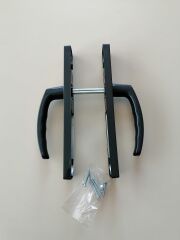 YALE PVC KAPI KOLU PLASTİK ANTRASİT GRİ