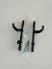 WC PVC KAPI KOLU PLASTİK SİYAH