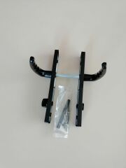 WC PVC KAPI KOLU PLASTİK SİYAH