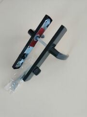 WC PVC KAPI KOLU PLASTİK ANTRASİT GRİ