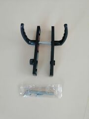 WC PVC KAPI KOLU PLASTİK ANTRASİT GRİ