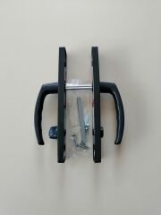 WC PVC KAPI KOLU PLASTİK ANTRASİT GRİ